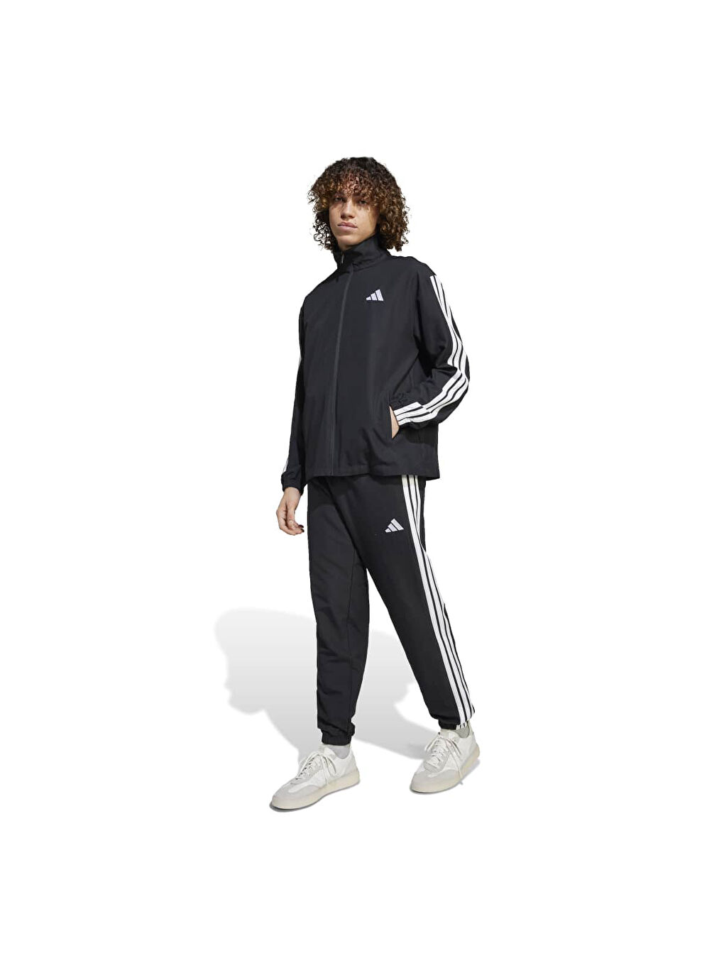 3 Stripes Wv Tt Ts Erkek Siyah Eşofman Takımı