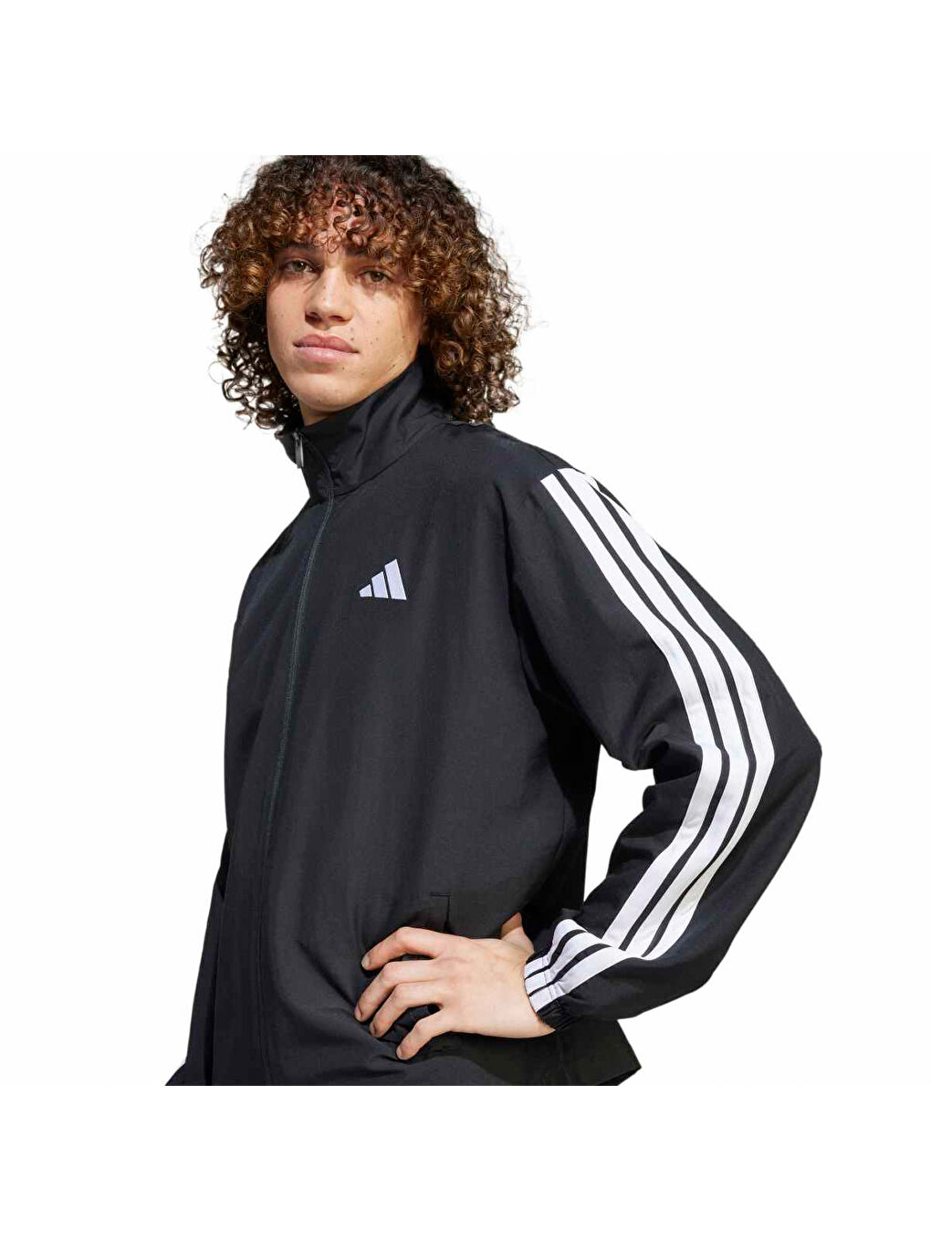 3 Stripes Wv Tt Ts Erkek Siyah Eşofman Takımı-2