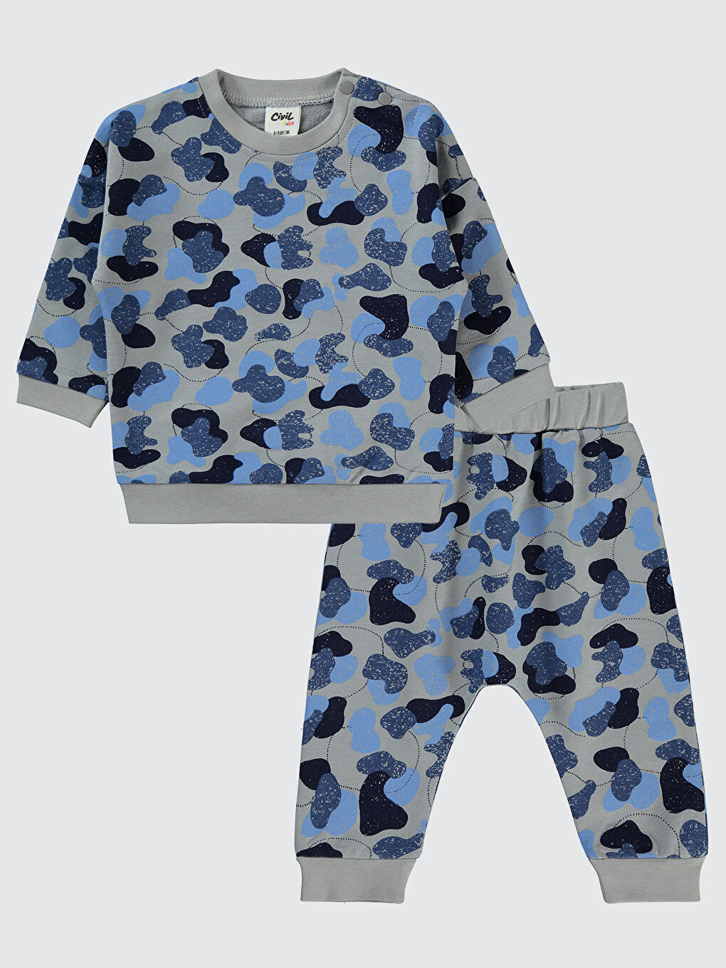 Baby Erkek Bebek Takım 6-18 Ay Mavi