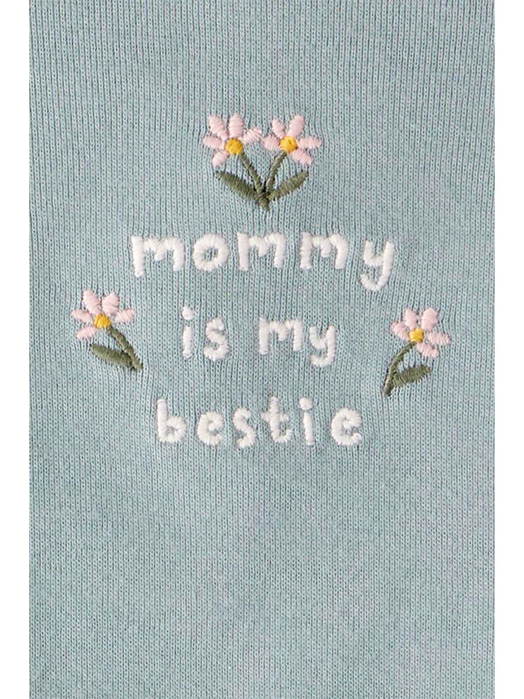 Kız Bebek Yeşil Body Pantolon-3