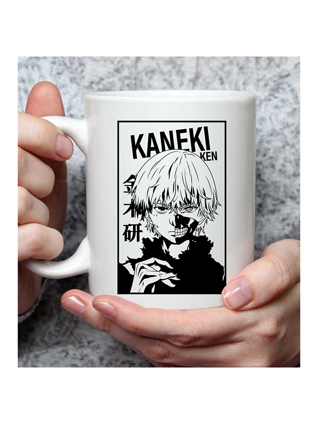 BAM HEDİYELİK EŞYA Karışık Kaneki Ken Tasarımlı Kupa Bardak