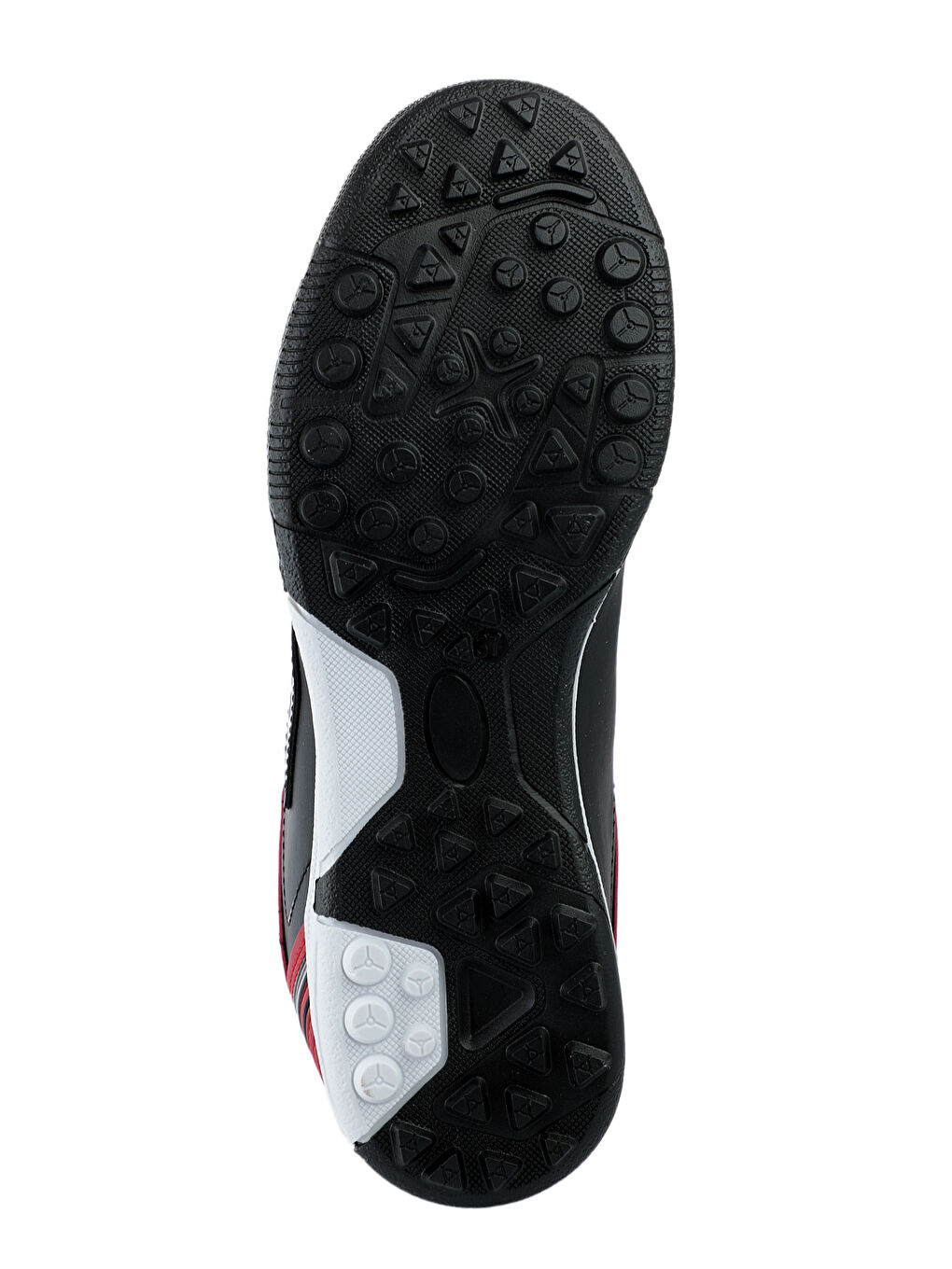 HUGO HS Erkek Halı Saha Siyah / Kırmızı Futbol Ayakkabısı-6