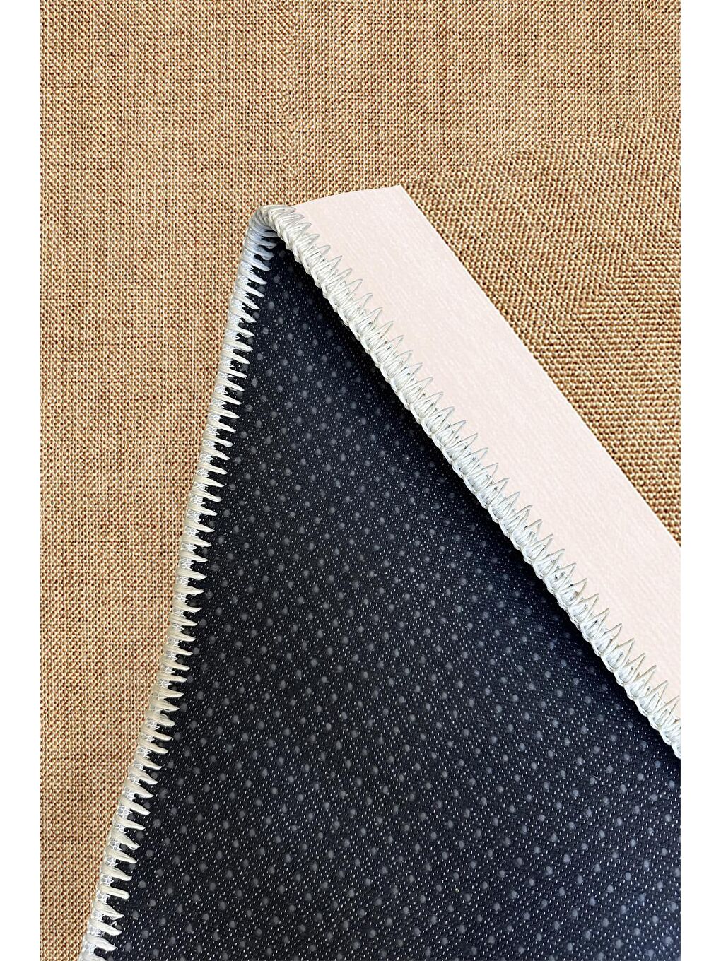 Kahverengi Premium Kalite, Pamuk ve Kaydırmaz Taban, Yıkanabilir, Modern Halı  180 x 280 cm-4