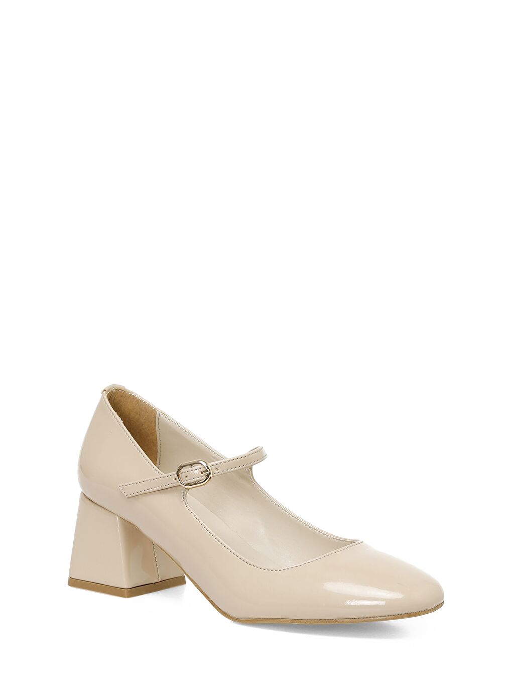 24S-400 5FX Bej Kadın Topuklu Ayakkabı-1