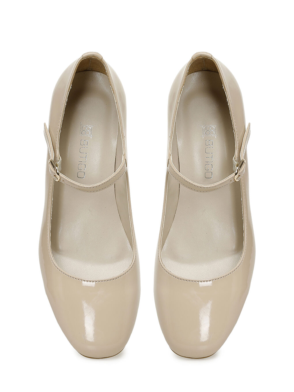 24S-400 5FX Bej Kadın Topuklu Ayakkabı-3