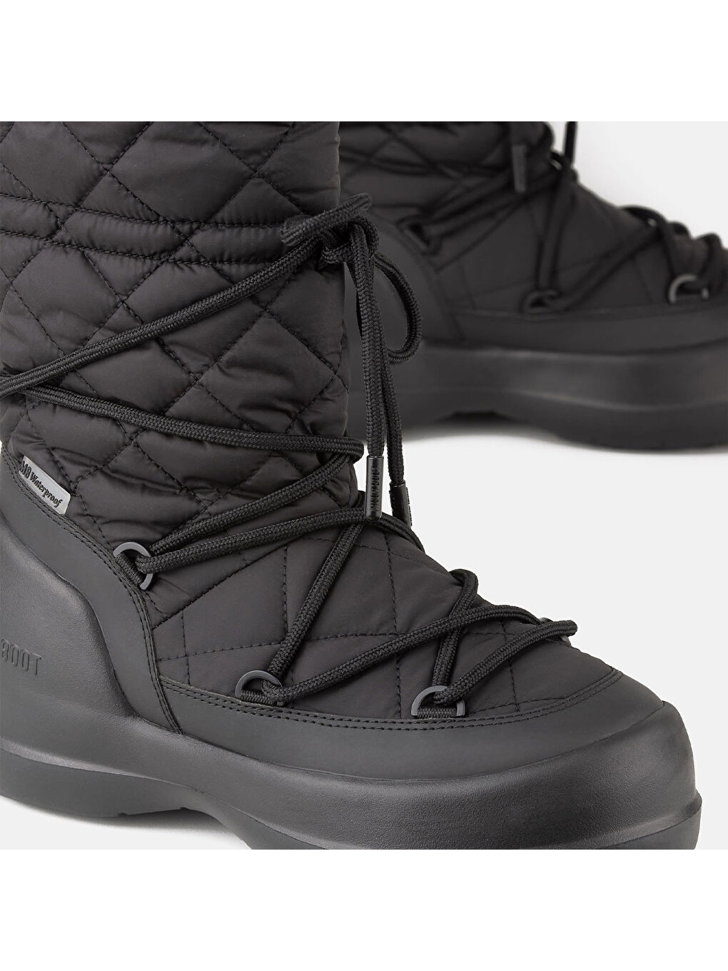 Siyah Kadın Bot 80D2500080-N001 Mezzallina Quilted Hight Boot WP Black-3