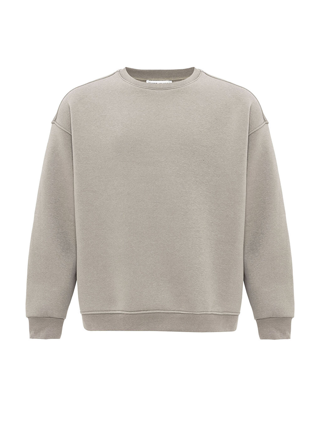 VAMOSCLO Vizon Basic Oversize Bisiklet Yaka Erkek Sweatshirt