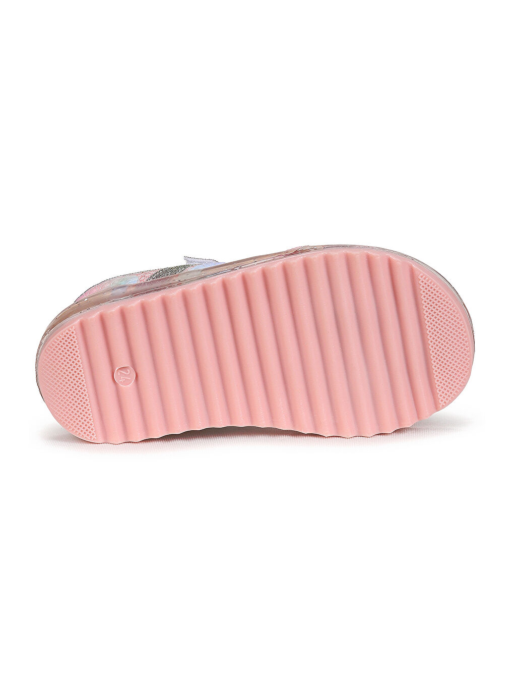 Pembe Marlin Simli Cırtlı Kız Bebek Sandalet-4