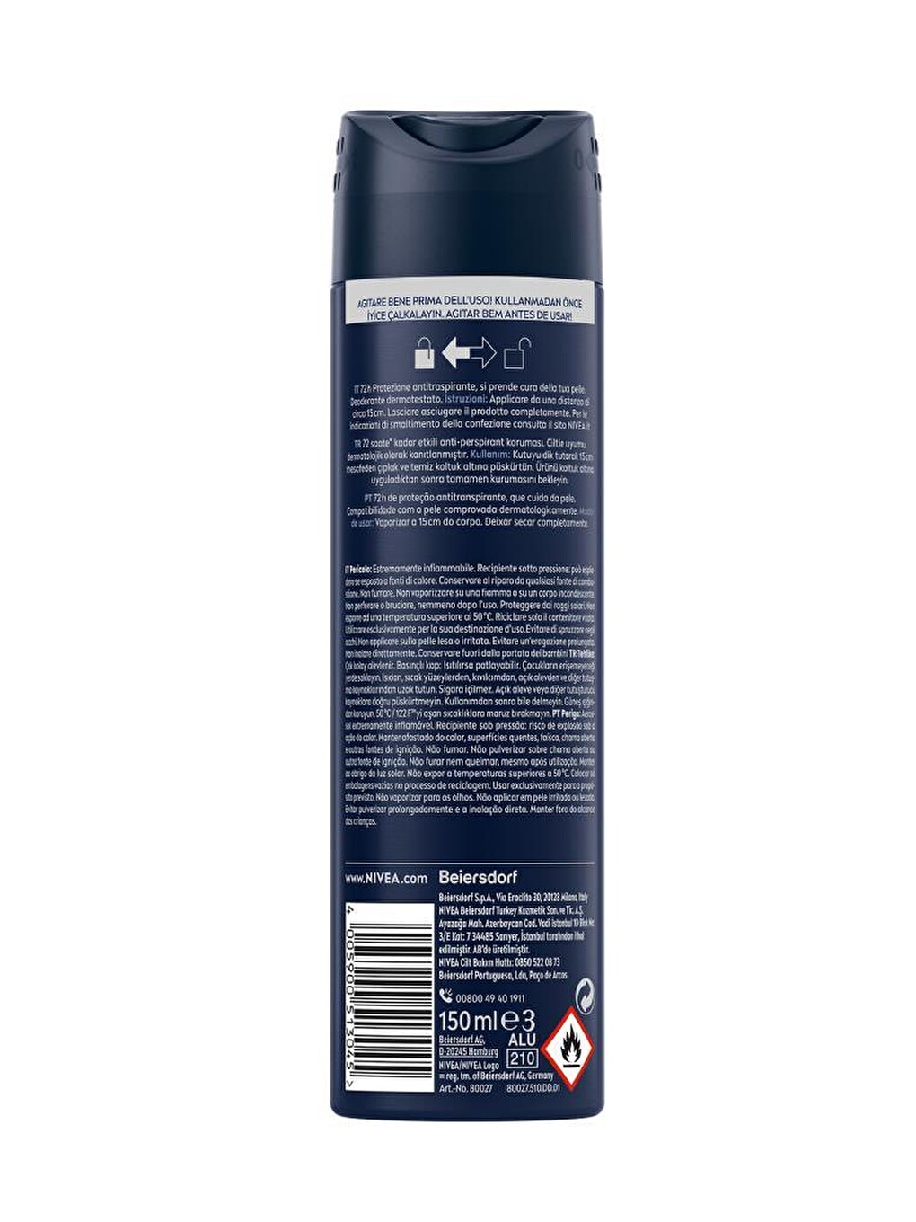 Men Erkek Sprey Deodorant Deep Darkwood 150 Ml,real Madrid Special Edition,ter Kokusuna Karşı Koruma-1