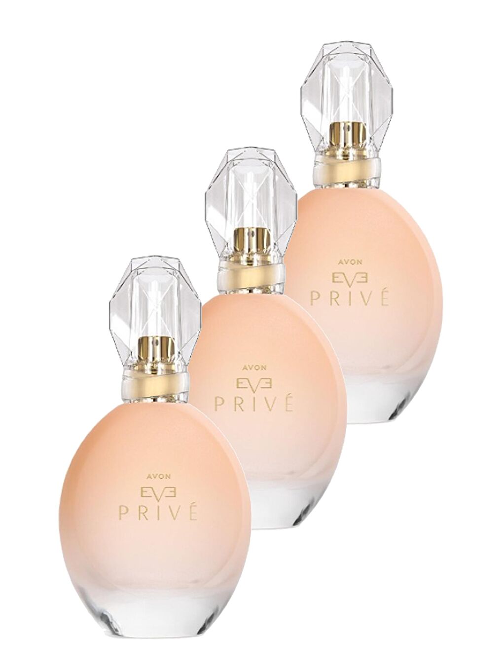 AVON Renksiz Eve Prive Kadın Parfüm Edp 50 Ml. Üçlü Set