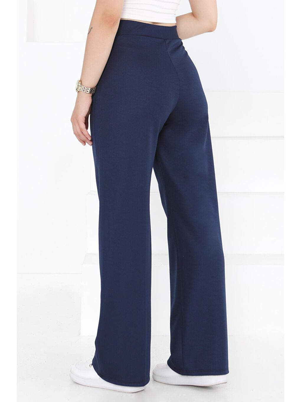Palazzo Pantolon Lacivert - 27077-4