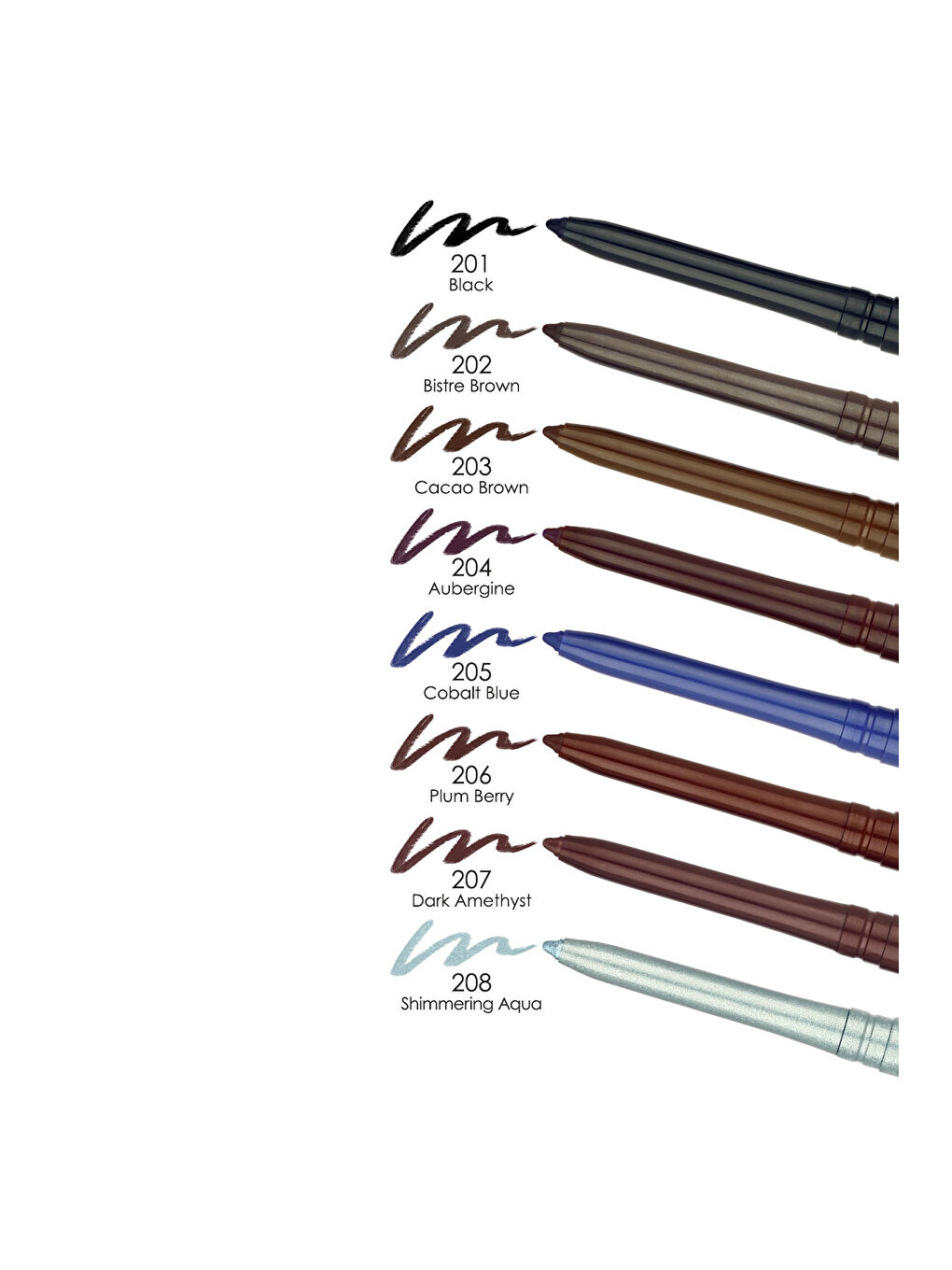 Liner Matic Waterproof Eyepencil - Suya Dayanıklı Göz Kalemi No:206 Plum Berry-1