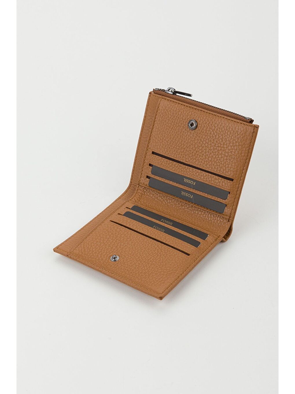 Kahverengi Kutulu Hakiki Deri Kırmızı Kadın El Portföyü Kartlık Cüzdan-4