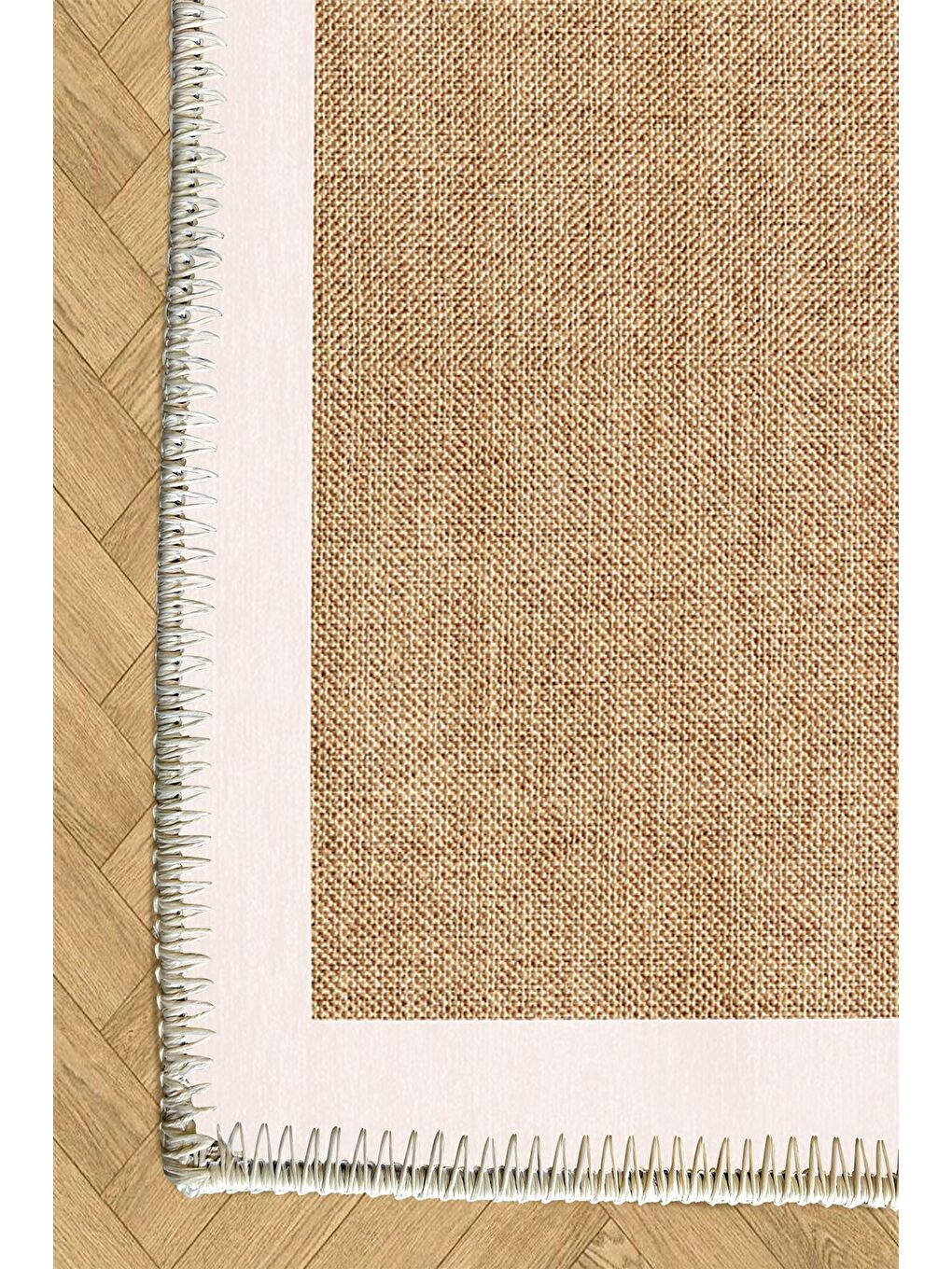 Kahverengi Premium Kalite, Pamuk ve Kaydırmaz Taban, Yıkanabilir, Modern Halı  160 x 230 cm-5