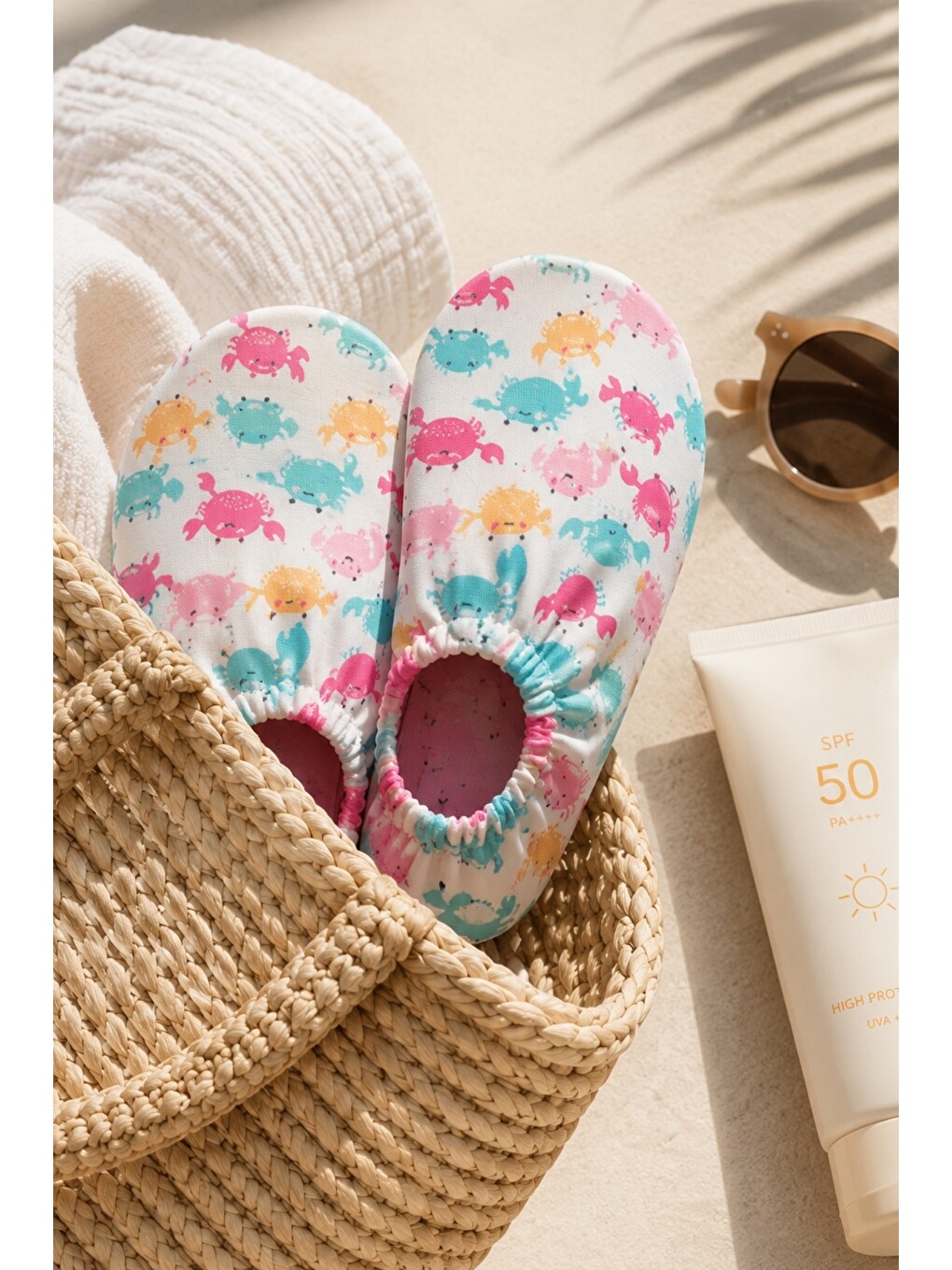 Pembe Baby Kaymaz Tabanlı Unisex Bebek Çocuk Deniz Ayakkabısı Ve Havuz Patiği-5