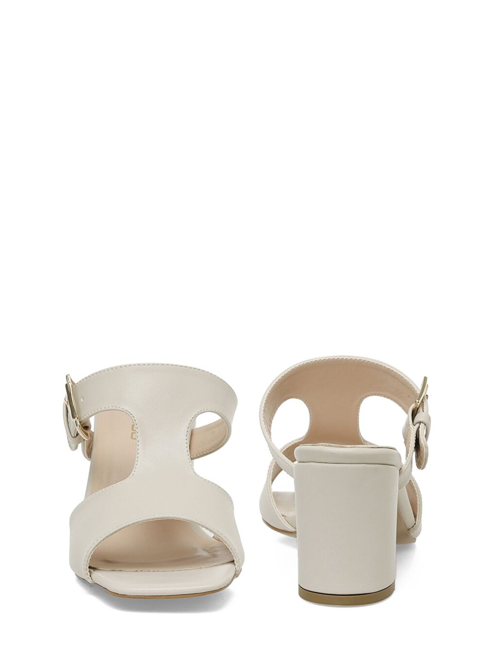 25S-279 5FX Bej Kadın Terlik-4