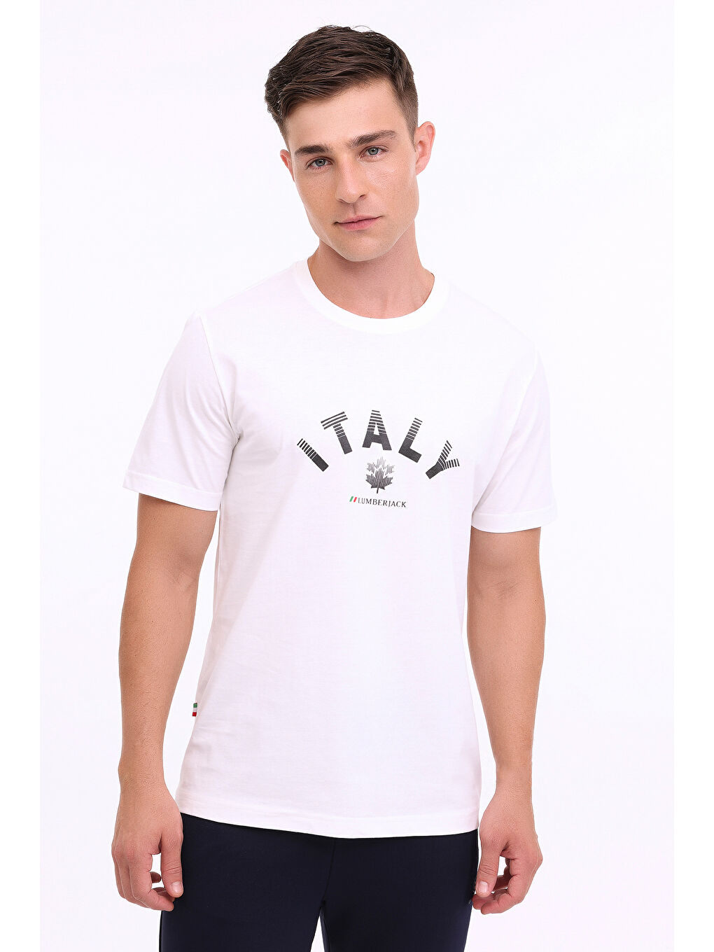 ML AUSTIN 11SD1044 4PR Beyaz Erkek Kısa Kol Tişört