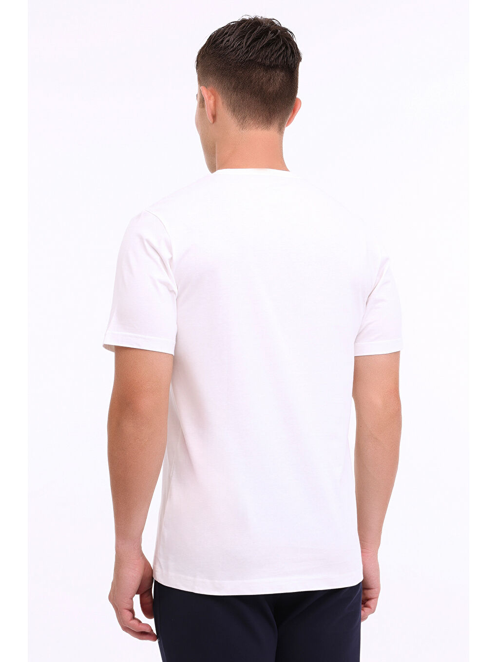 ML AUSTIN 11SD1044 4PR Beyaz Erkek Kısa Kol Tişört-1