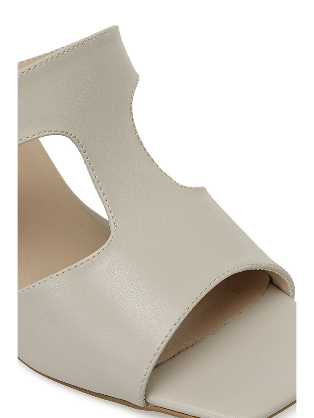 25S-279 5FX Bej Kadın Terlik-6