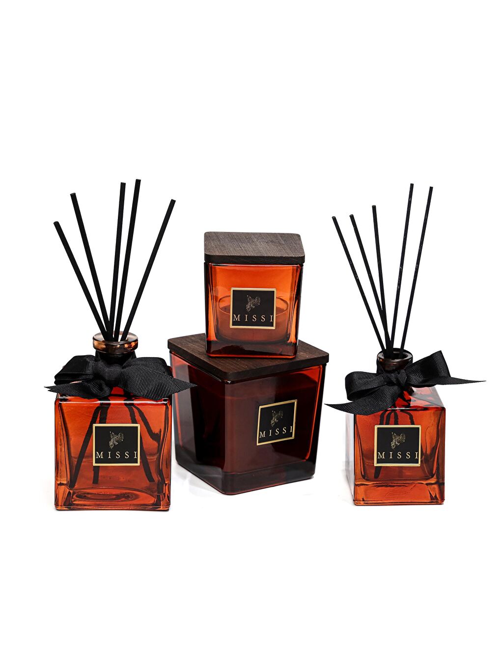 Kahverengi Simple Luxe Collection-500 ml Dark Amber Oda Kokusu-1