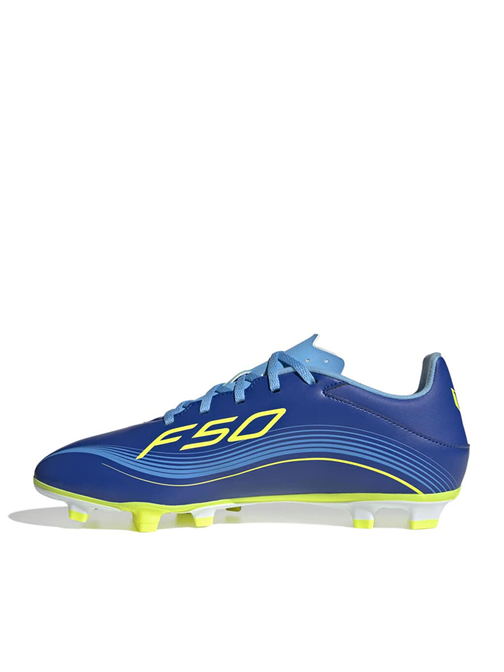 F50 Messi Club Firm/Multi-Ground Erkek Mavi Krampon-1