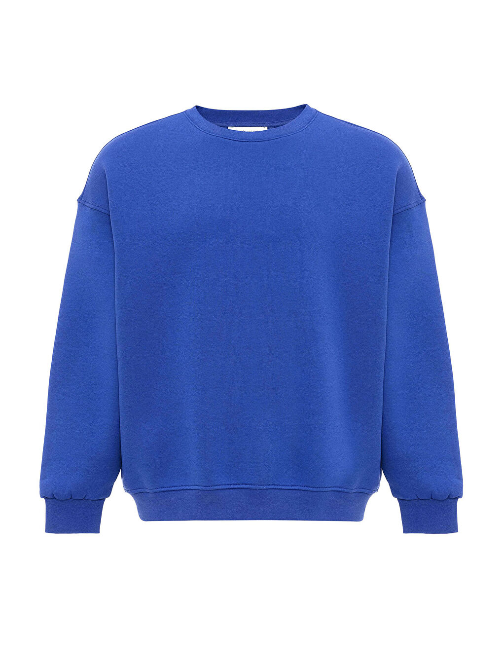 VAMOSCLO Saks Basic Oversize Bisiklet Yaka Erkek Sweatshirt