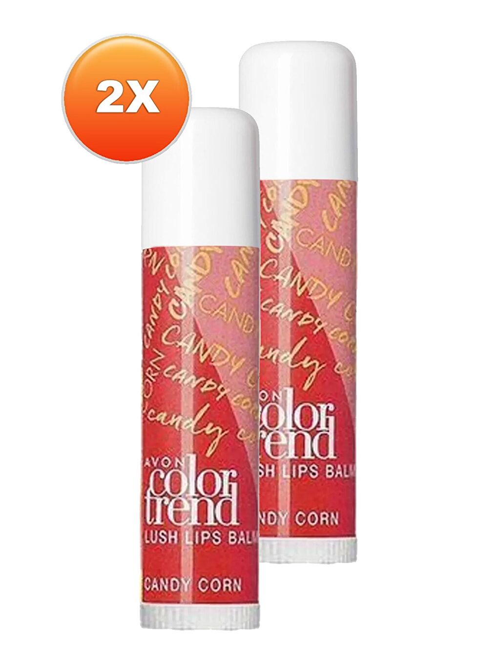 AVON Renksiz Color Trend Lush Dudak Balmı Spf15 - Candy Corn İkili Set - 1