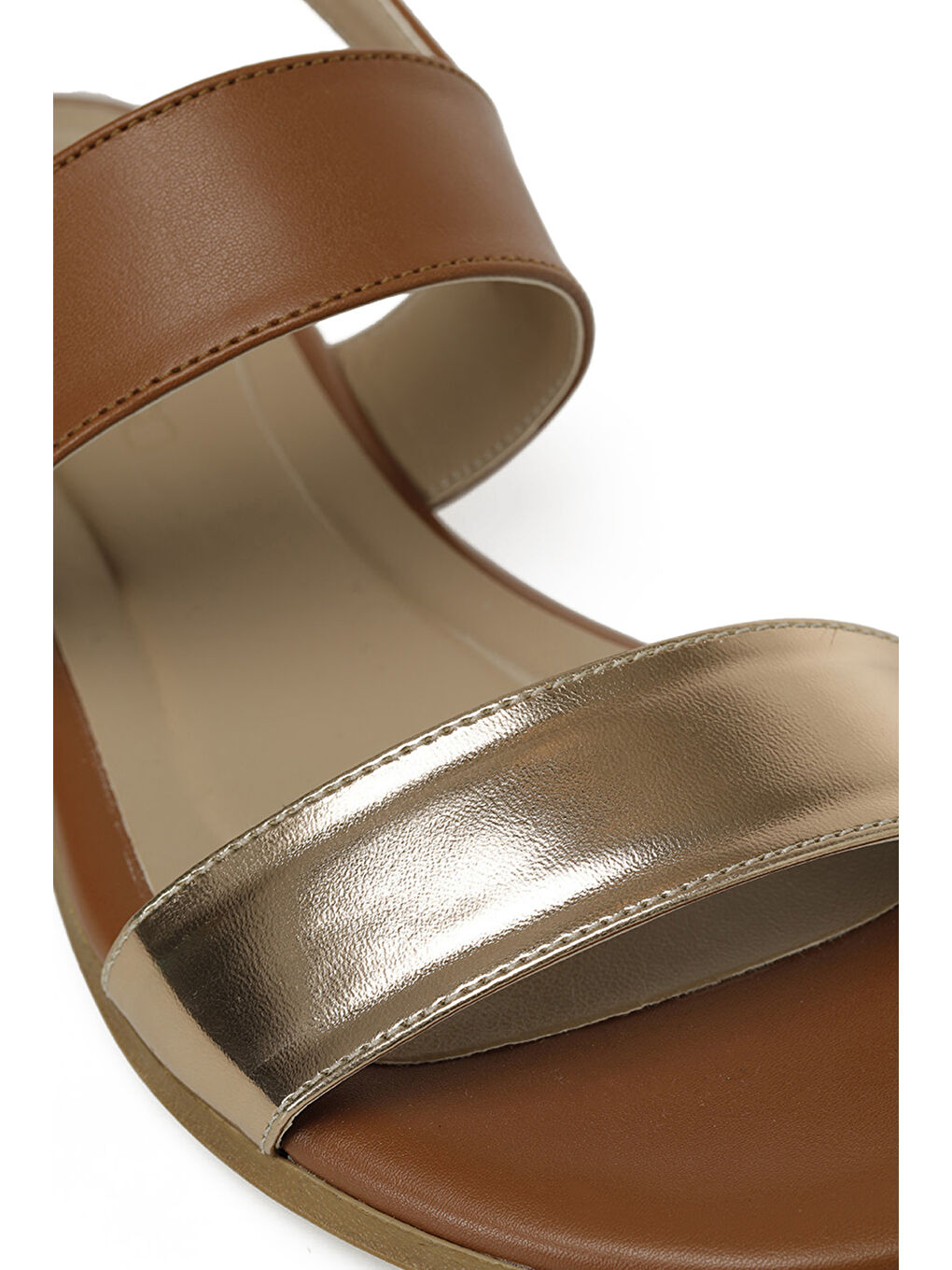 Kahverengi 25S-270 5FX Taba Kadın Düz Sandalet-6