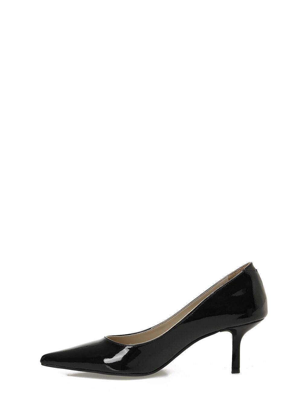 25K-2056 5PR Siyah Kadın Topuklu Ayakkabı-2