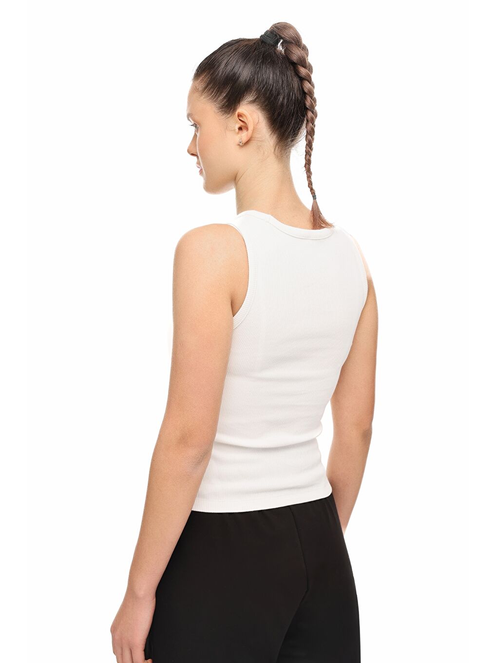 Bej WB 10BEREN MDK208 6FX Ekru Kadın Atlet-1