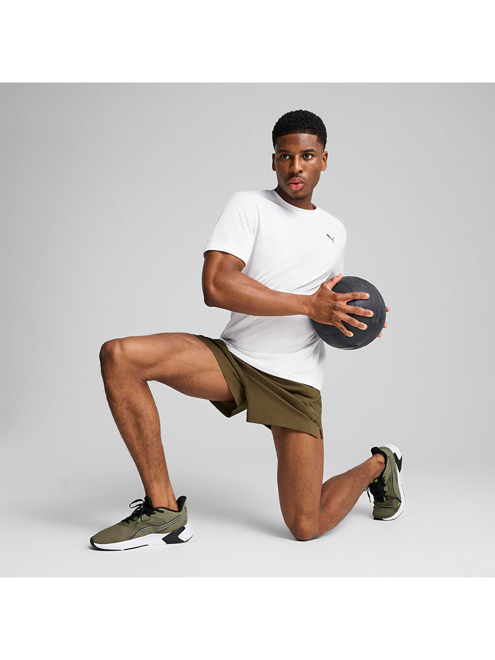 Tad Essential Poly Texture Erkek Beyaz Tişört-2