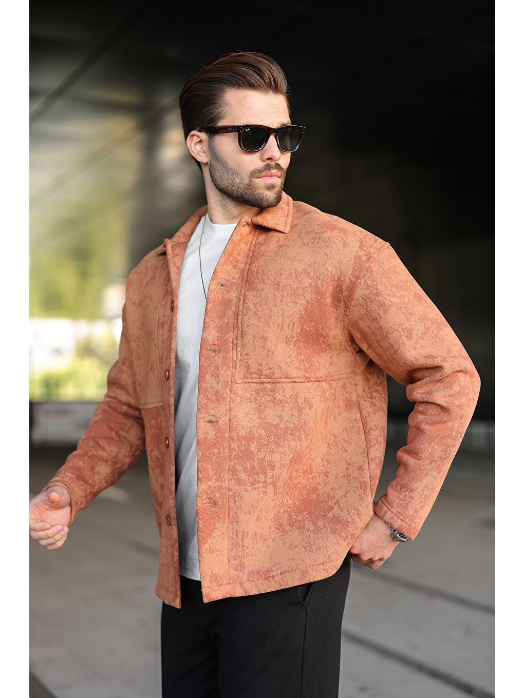 Kahverengi İçi Polarlı Gömlek Ceket E6767