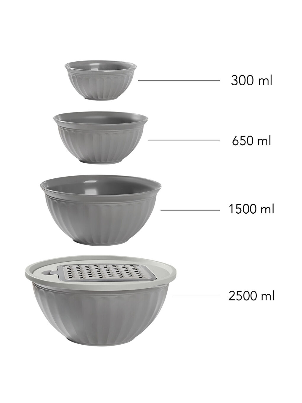 Gri Kapaklı Saklama Kabı-1