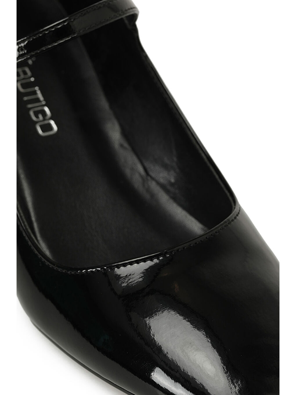 24K-539 5PR Siyah Kadın Topuklu Ayakkabı-6