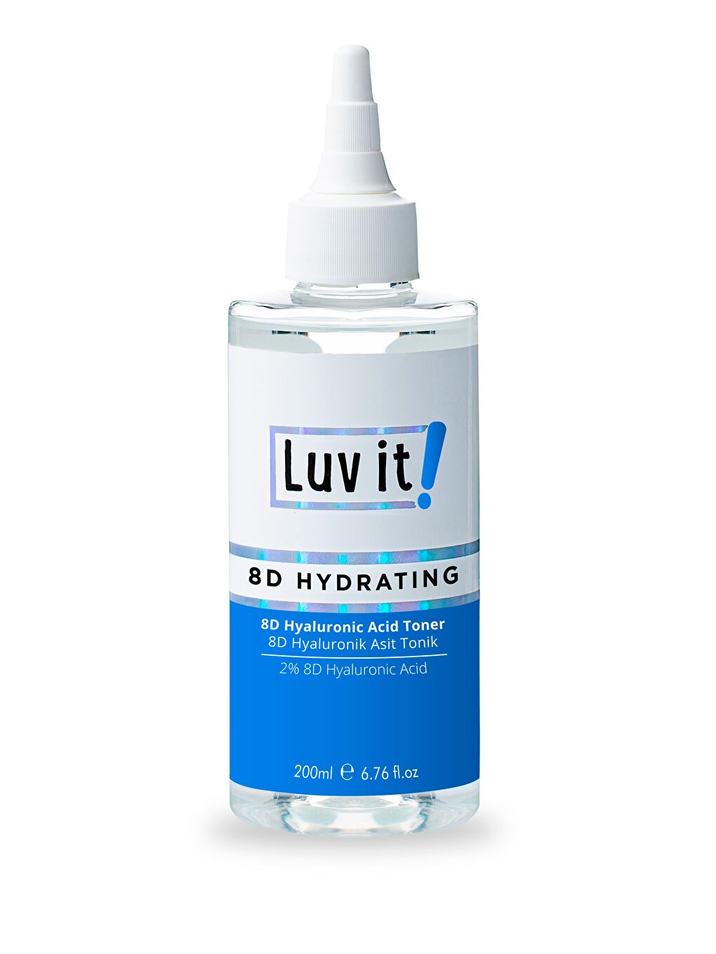 Luv it! Renksiz 8D Yoğun Nemlendirici Hyaluronik Asit Tonik 200ml - 2