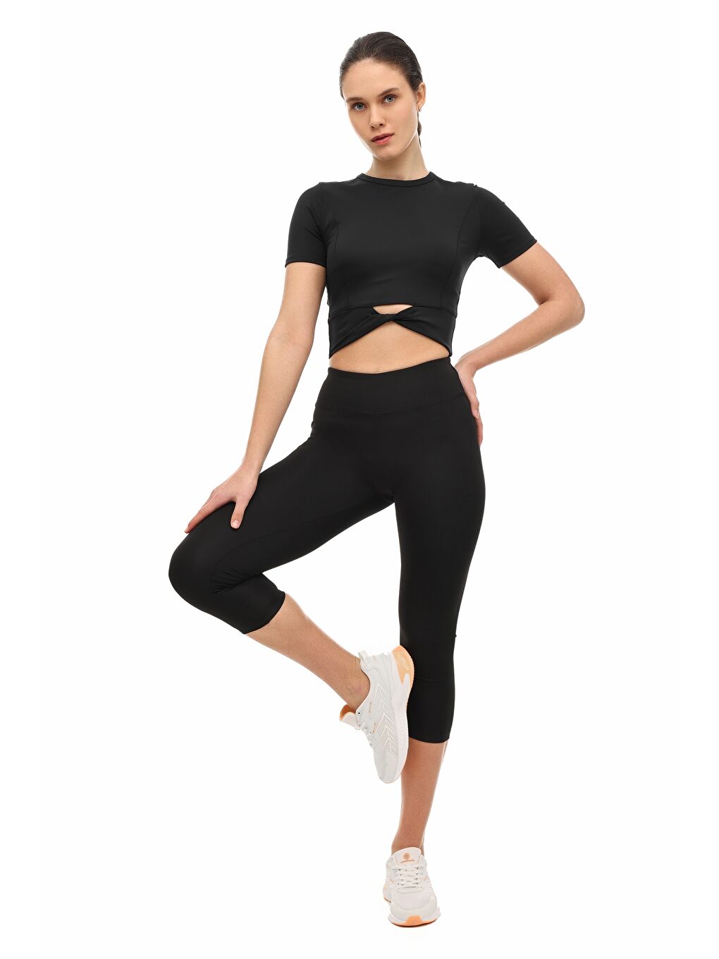 WB 26BIRCE-C SN700 6FX Siyah Kadın Tayt-2