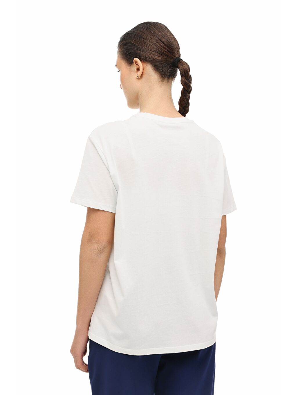 Bej WL 11PATRICA 6FX Ekru Kadın Kısa Kol T-Shirt-1