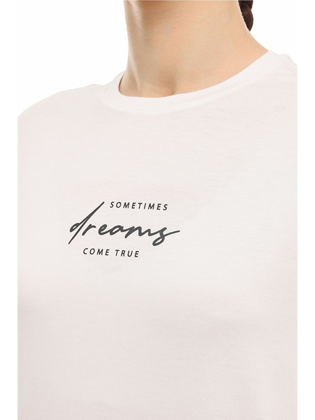 Bej WL 11PONTO 6FX Ekru Kadın Kısa Kol T-Shirt-3