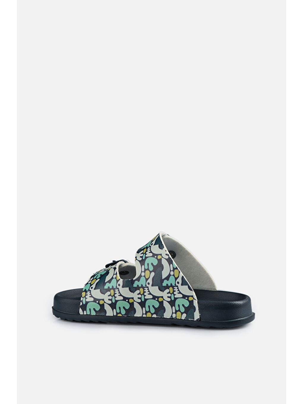 Gibli II Baskılı Erkek Bebek Lacivert Terlik-2