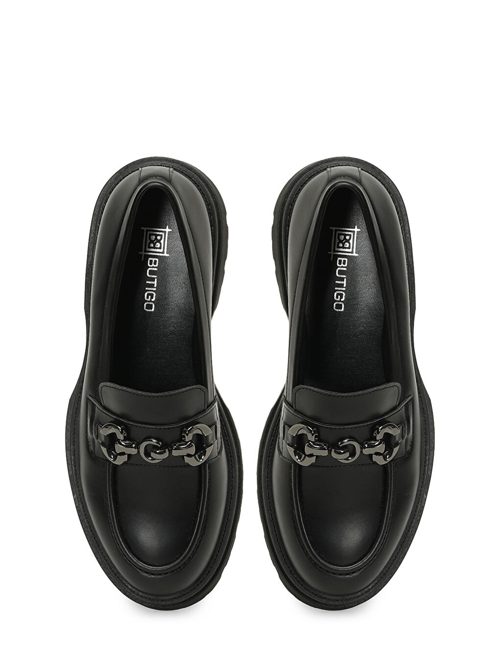 25K-2111 5PR Siyah Kadın Loafer-3