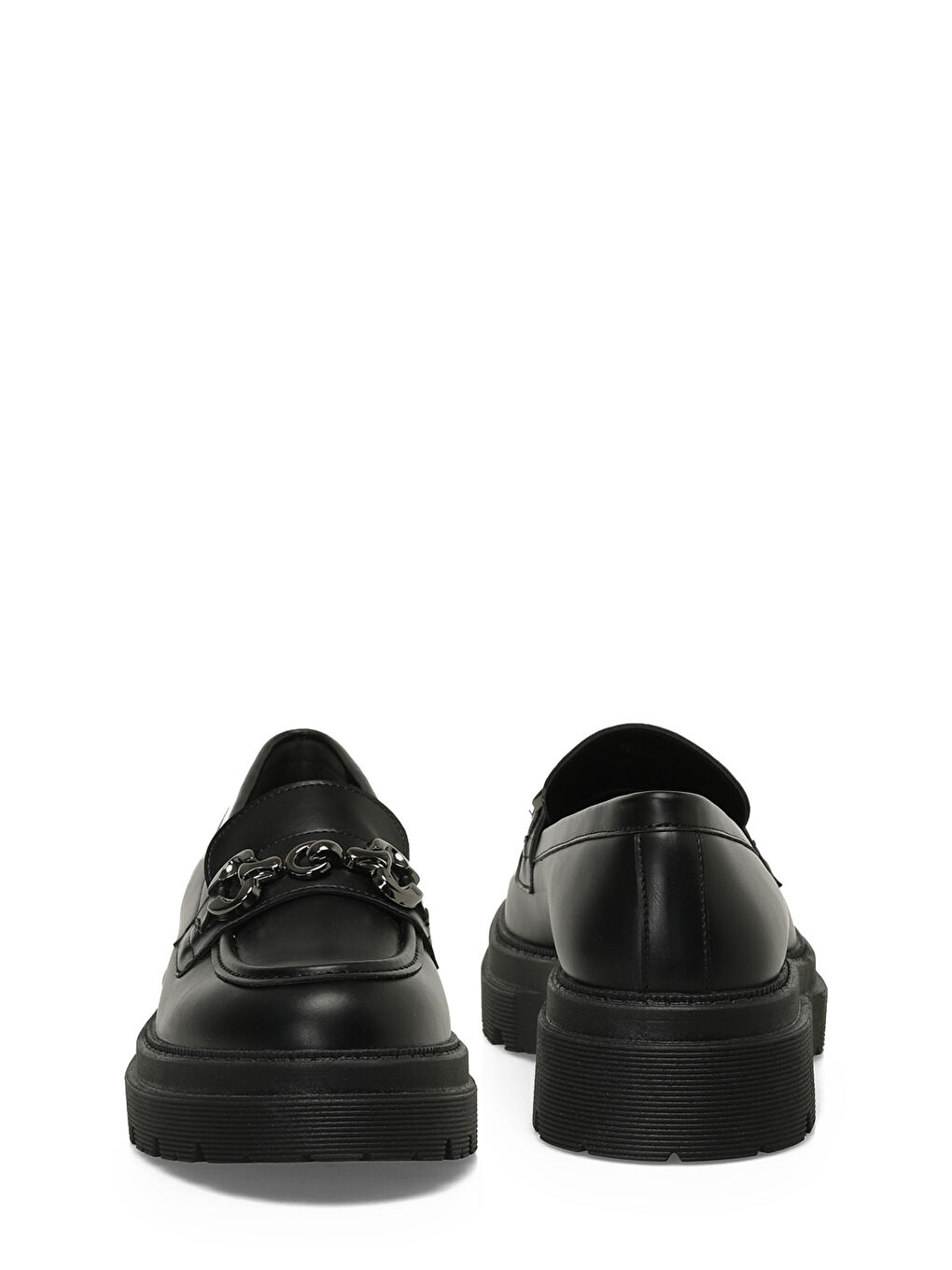 25K-2111 5PR Siyah Kadın Loafer-4