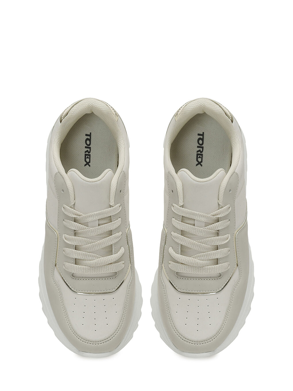 24K-507 W 5PR Bej Kadın Spor Ayakkabı-3