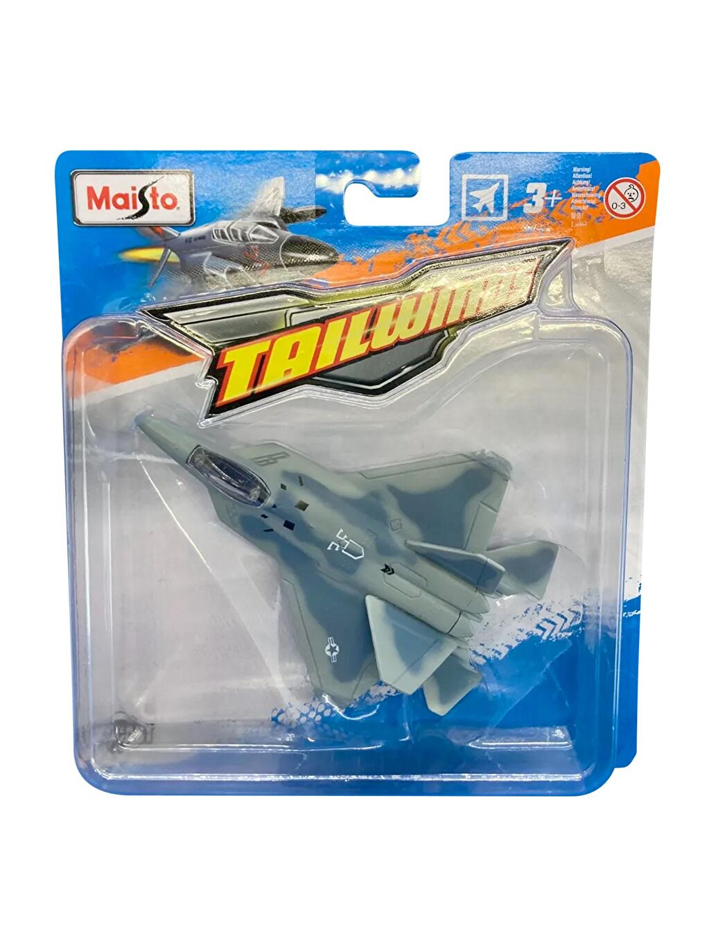 Maisto Renksiz Tailwinds F-22 Raptor Uçak - 1