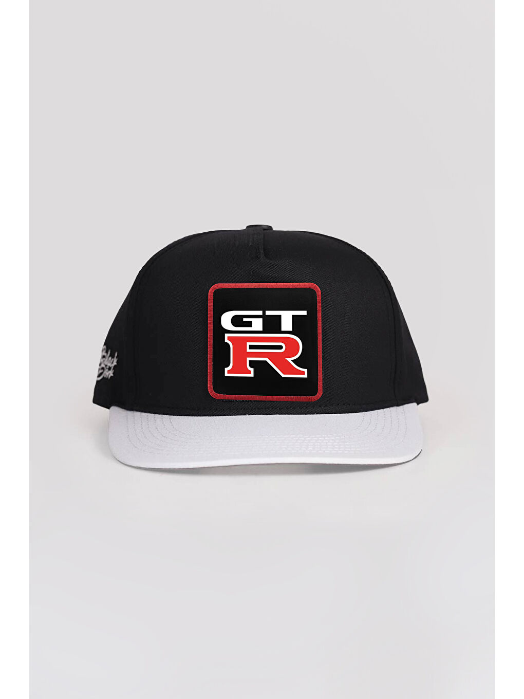 DM Logolu Beyaz-Siyah Hip Hop Şapka