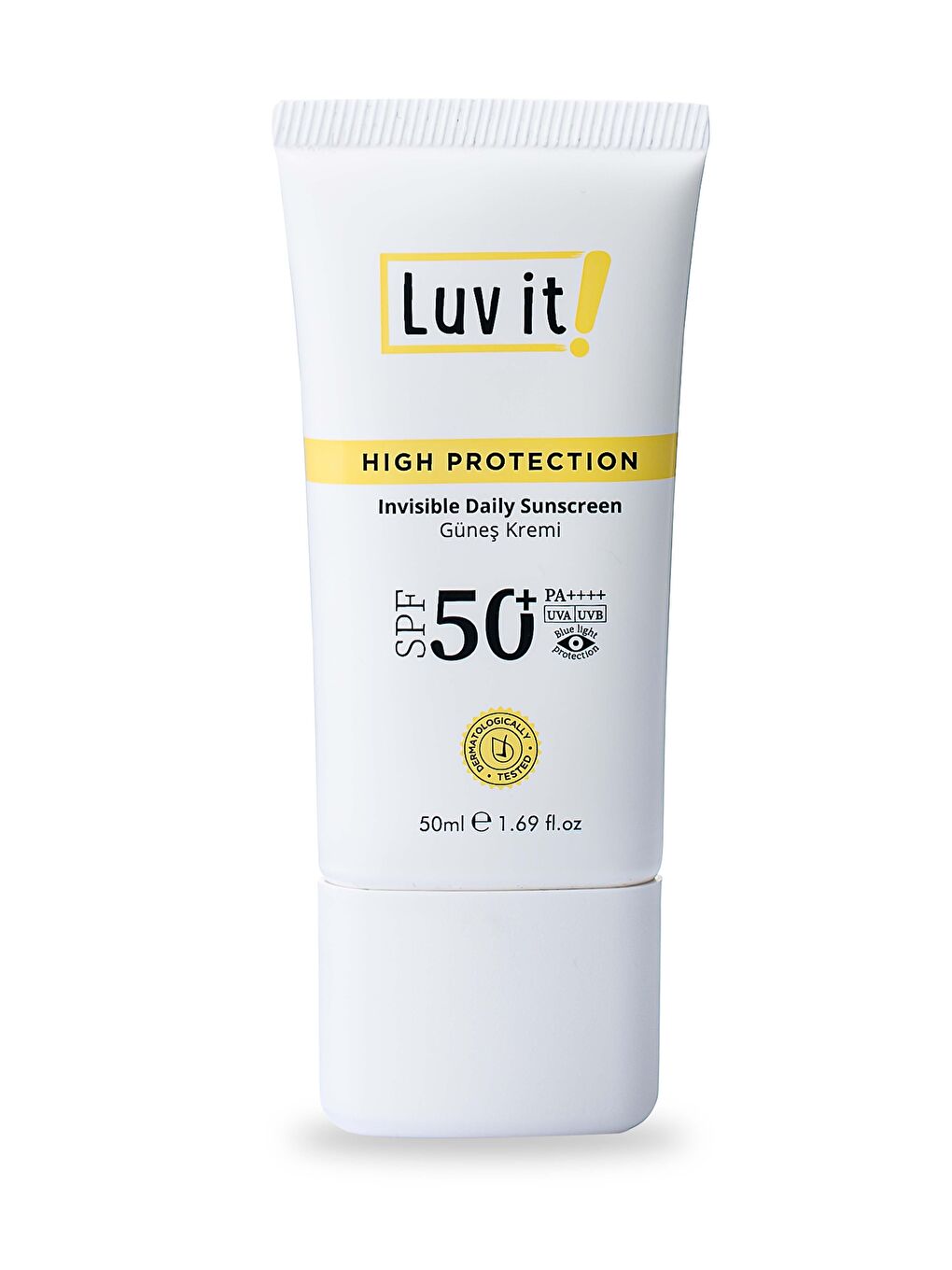 Luv it! Renksiz Spf50+ Pa++++ Uva Uvb Yüksek Korumalı Leke Karşıtı Güneş Kremi 50ml - 2