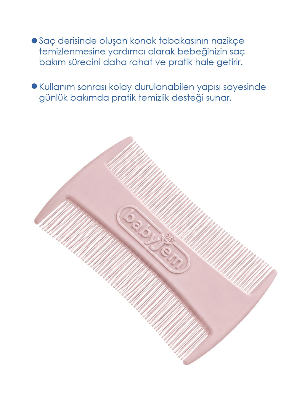 Konak Tarağı Soft Pembe-1