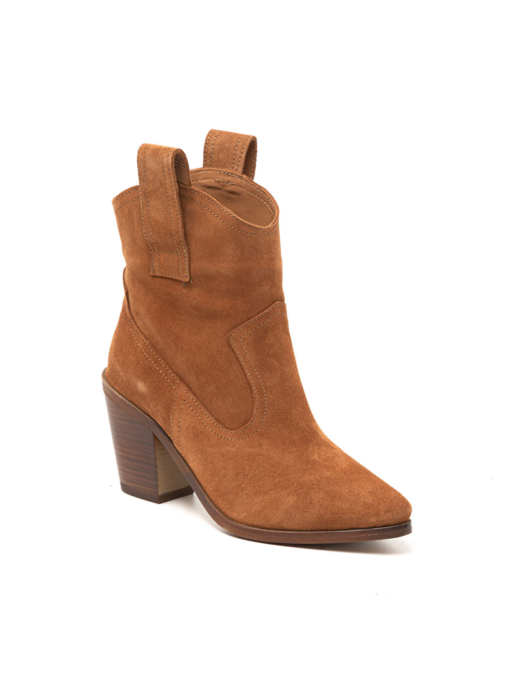 Kahverengi Kadın Bot RC-25K-001-R17301 Taba Süet 836-2