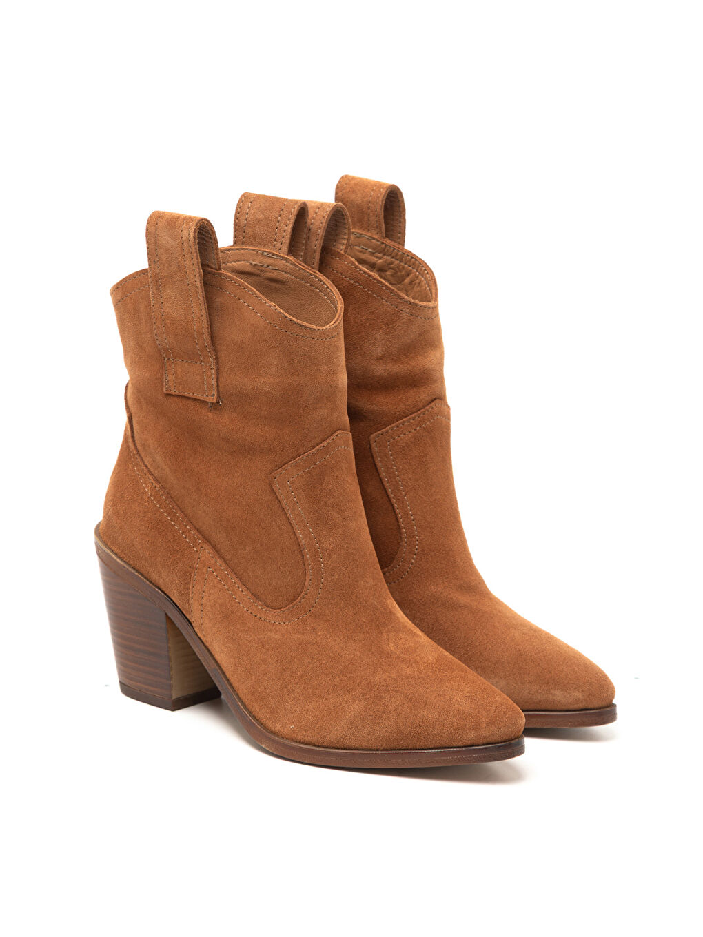 Kahverengi Kadın Bot RC-25K-001-R17301 Taba Süet 836-3