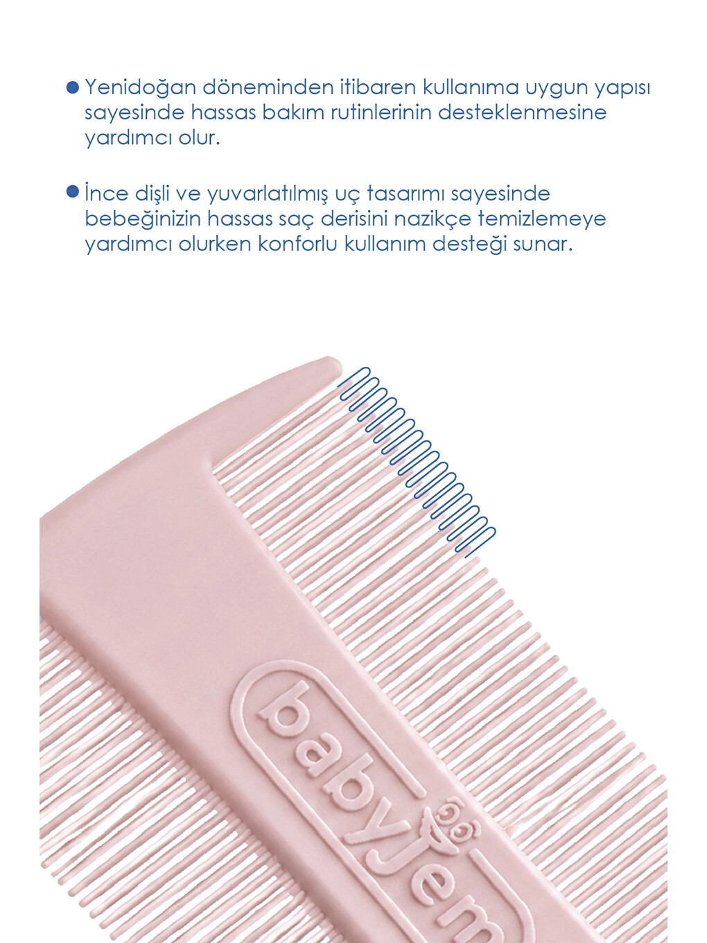 Konak Tarağı Soft Pembe-3