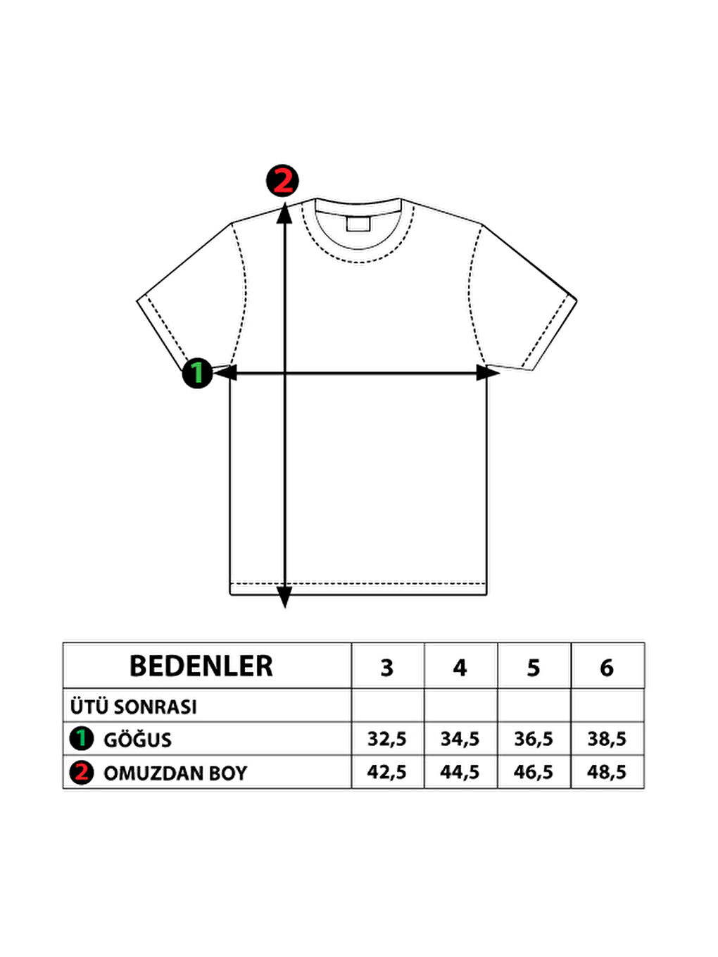 Beyaz Erkek Çocuk Yıldız Baskılı Tişört-1